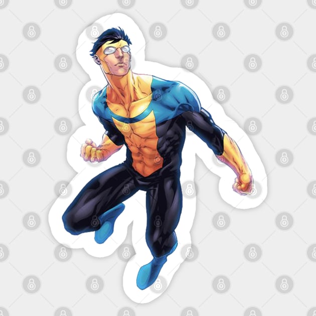 invincible stckr Sticker by super villain